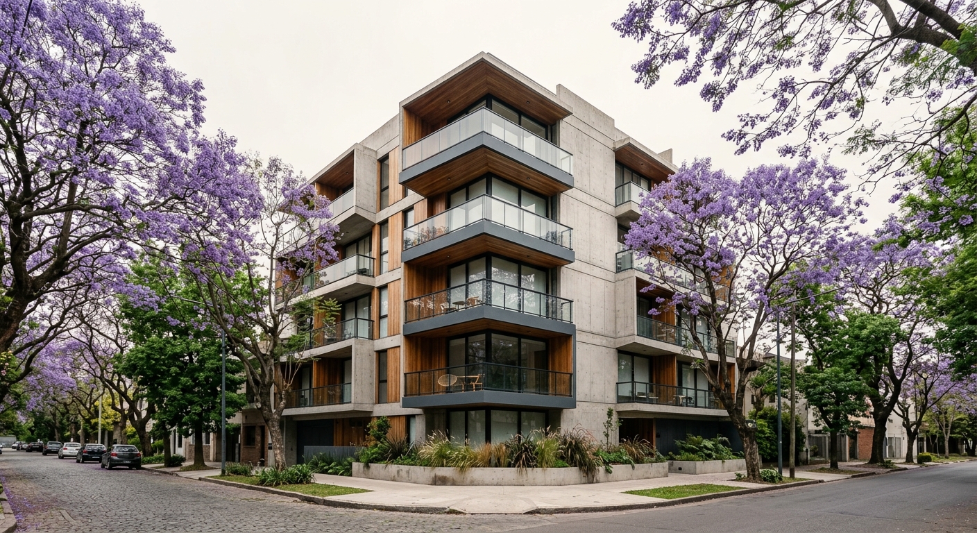 Contemporary residential building in Palermo, Buenos Aires